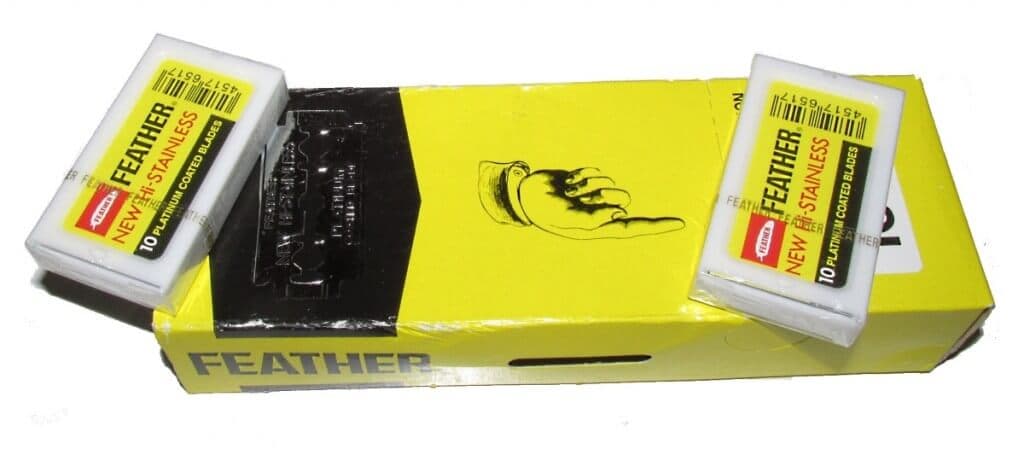 Feather New Hi Stainless Double Edge Klingen