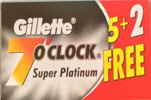 Lamette Gillette 7 OClock Super Platinum