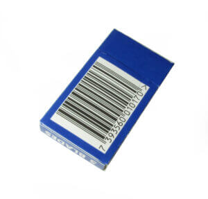 Gillette silver blue box back