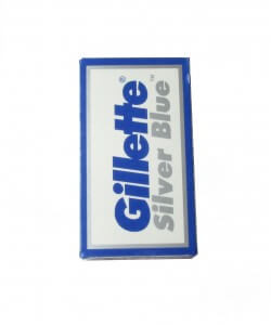 Gillette silver blue box