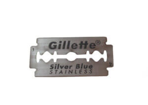 Gillette silver blue blade