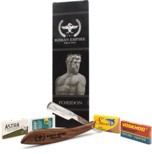 Roman Empire Shaving Rasoio a Mano Libera Poseidon